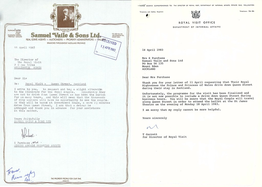 Samuel Vaile's letter