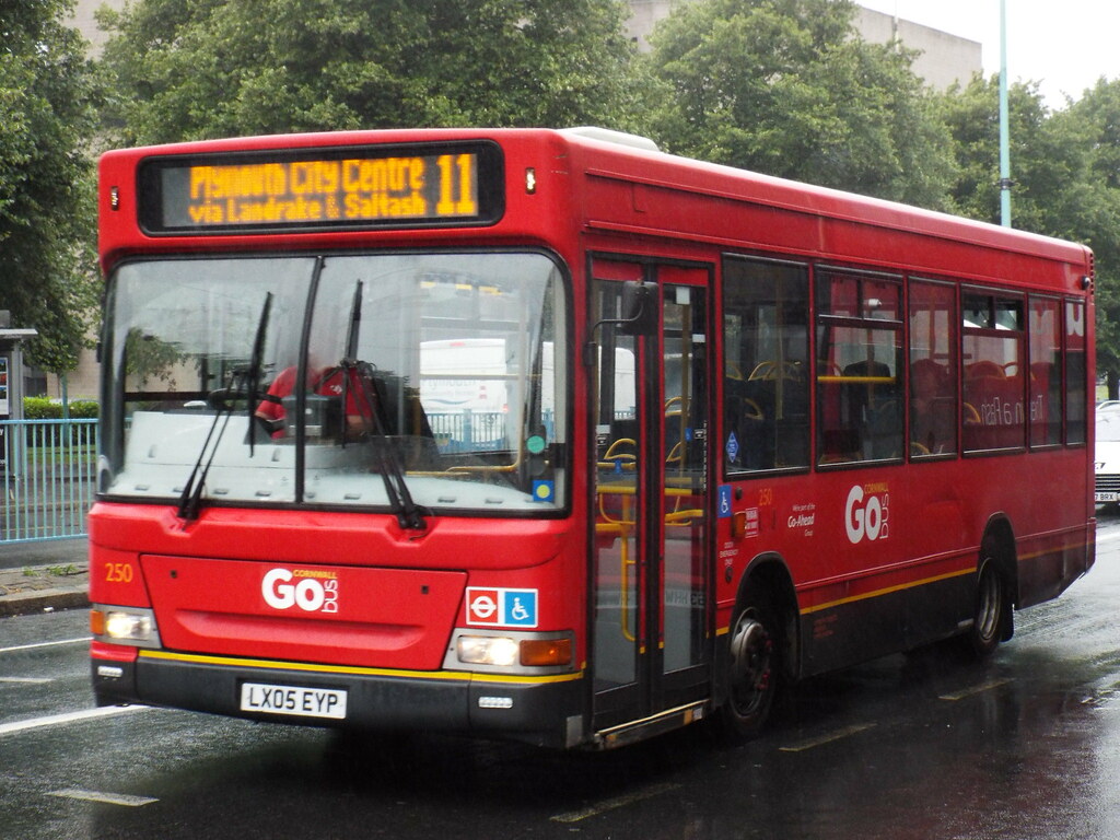 250 - Go Cornwall Bus (Plymouth Citybus) Plymouth July 2015