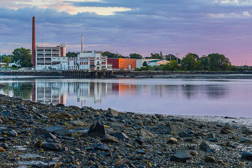 B&M by Corey Templeton, A view of the B&M Baked Beans factory on the Portland waterfront near Tukey's Bridge. This was t