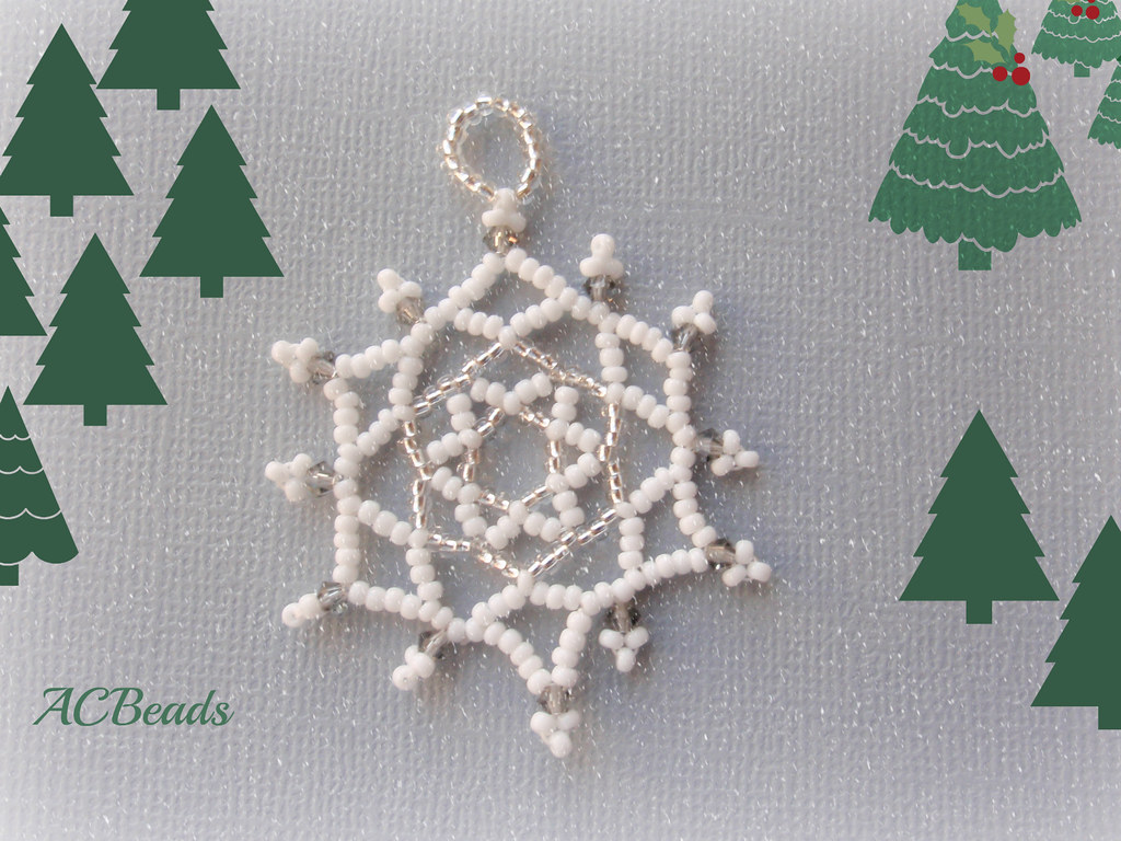 Winter Wonderland Snowflake according to a design by JoAn Flickr