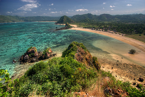 ocean beach indonesia lombok nusatenggara
