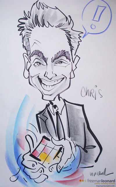 Chris Silver Smith Caricature