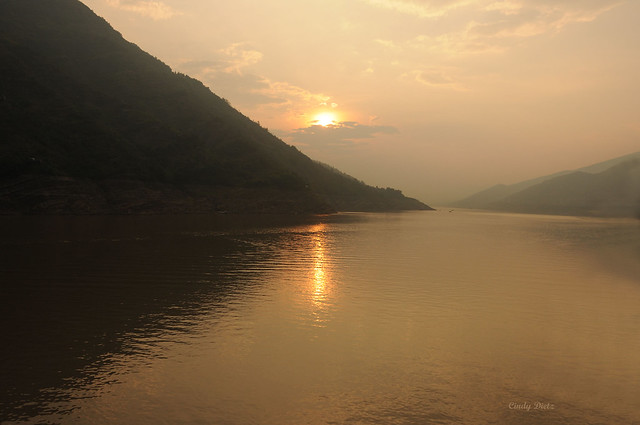 Sunrise on the Yangtze River