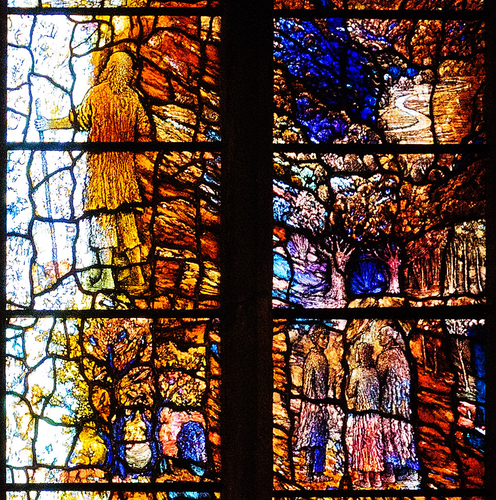 Transfiguration widow, detail