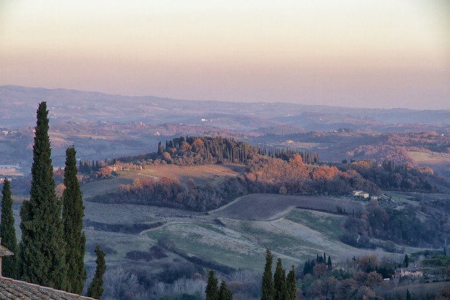 Tuscan hills from San Gimignano