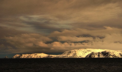 Norway: Arctic landscape - day 05 by JRJ., <b> On the Coastal steamer MS MIdnatsol on tour to my final destination Honningsvaag and North Cape<