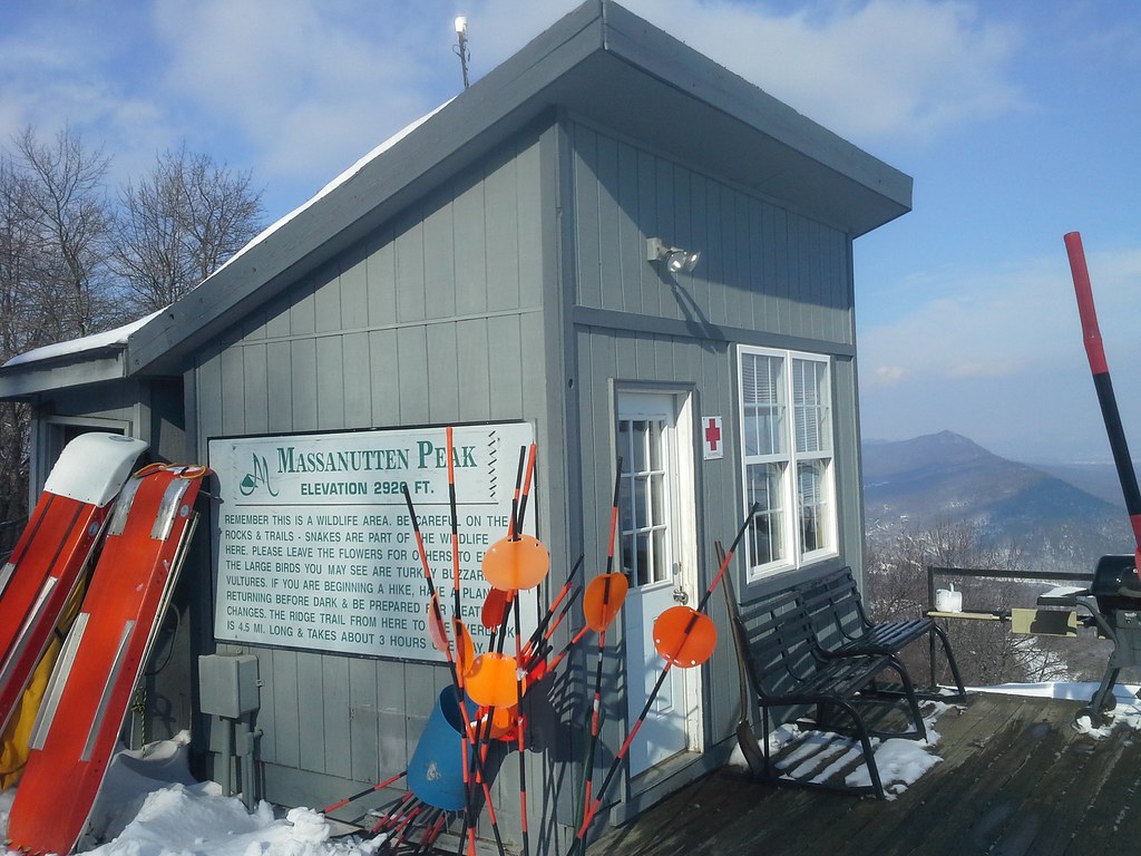 Ski Patrol shack, Massanutten summit