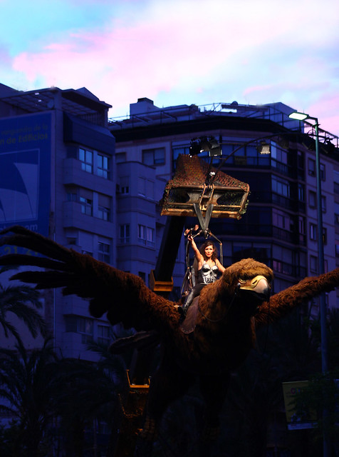 Águila Sophia en Alicante. Fogueres de Sant Joan 2013 (4)