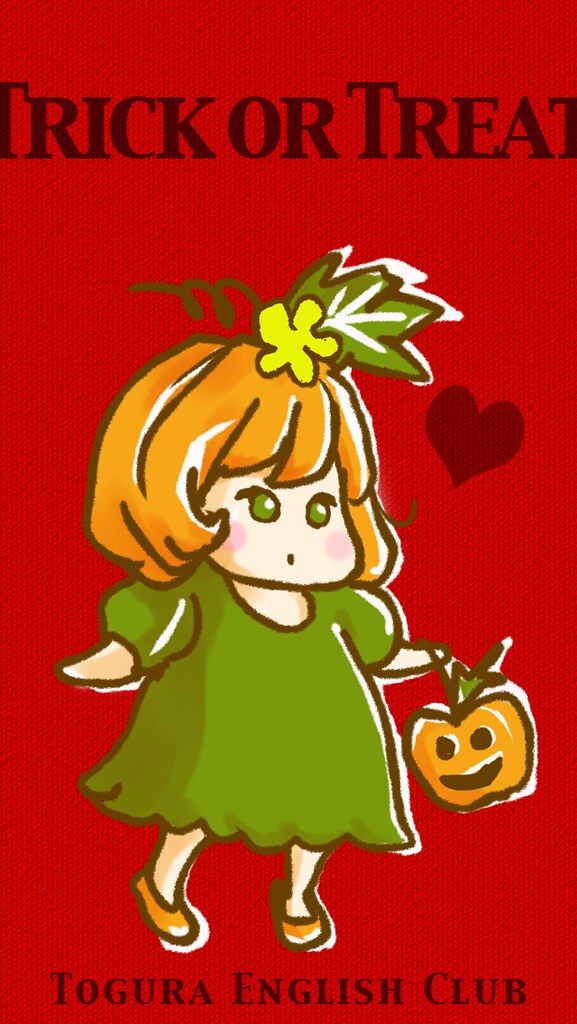 Togura English Club Character Halloween Wallpaper For Mobi Flickr