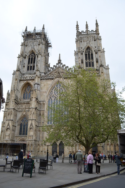 The York Minster's western front