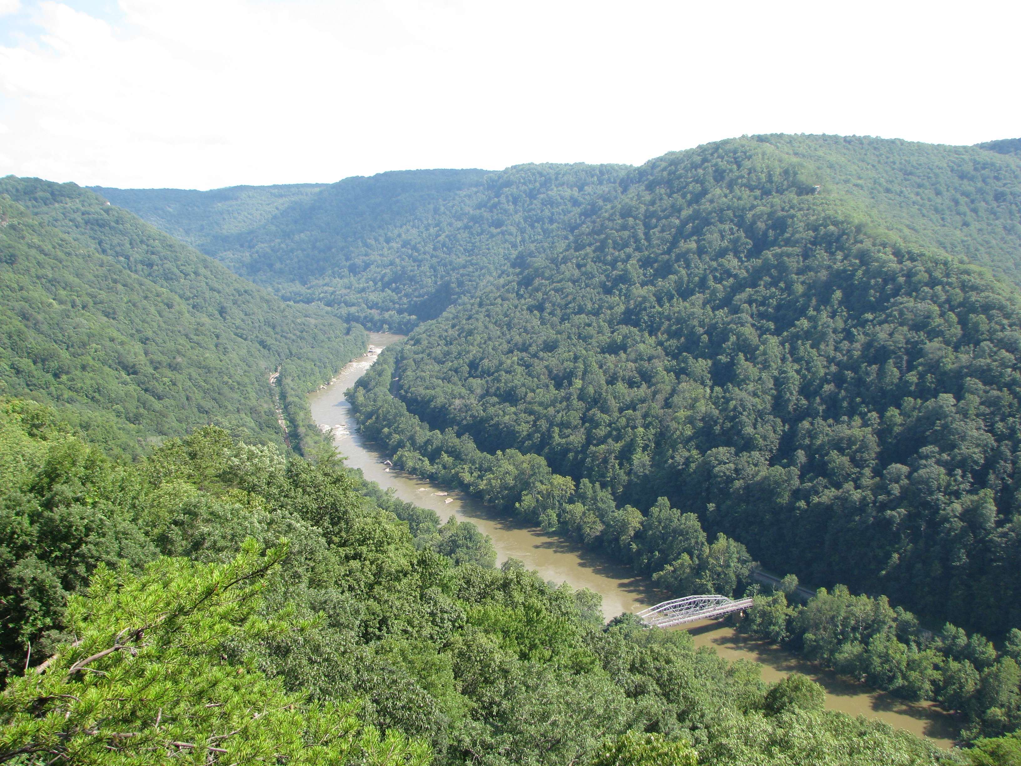 New River Gorge from the National Park Service overlook