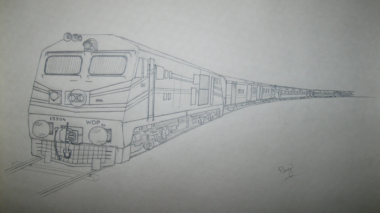 How to Draw a Train - Easy Drawing Art
