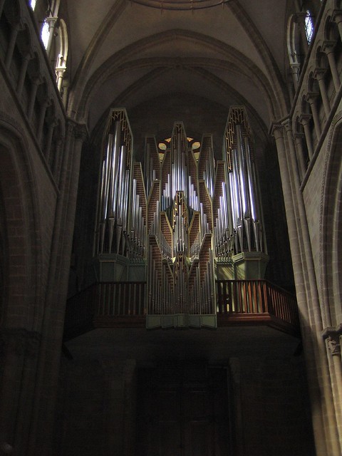 Organ in Cathedral St-Pierre, Geneva
