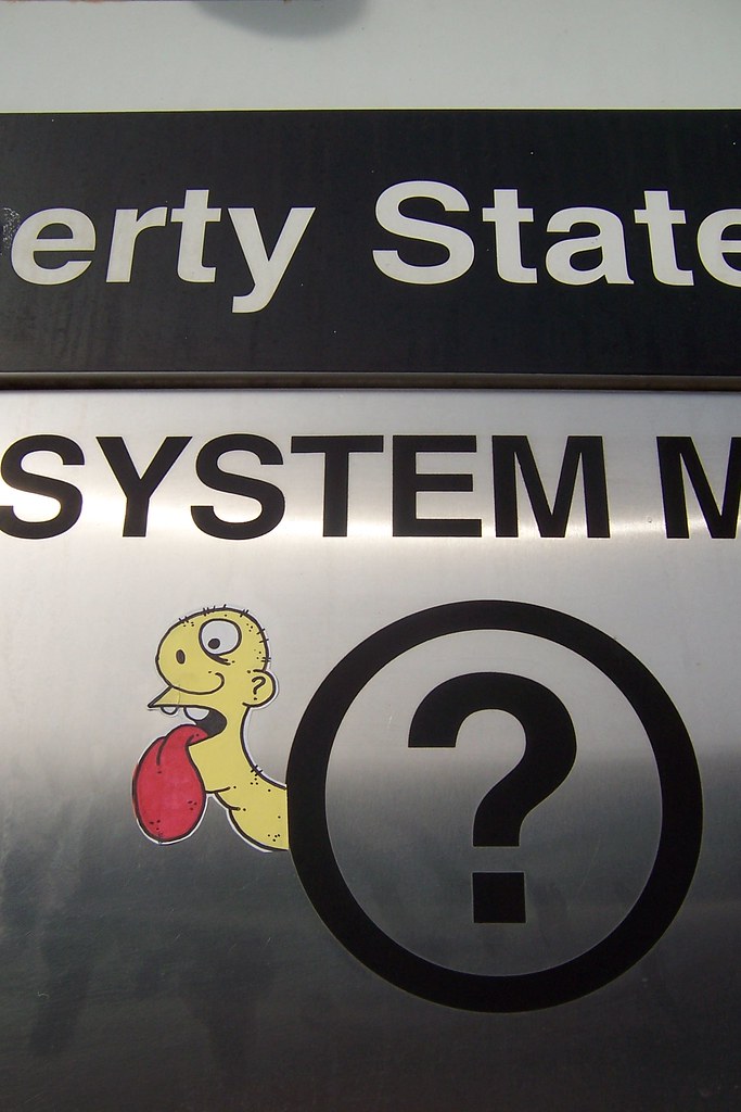 System Full Sign ? the system | i like finding ? marks on signs for some un-g… | Flickr