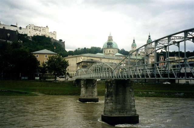 Mozart Bridge, Salzburg, Austria