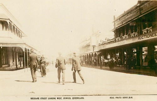 Brisbane Street, Ipswich, Australia - circa 1920