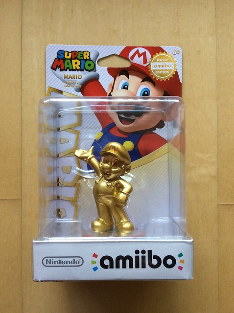 Amiibo Mario gold