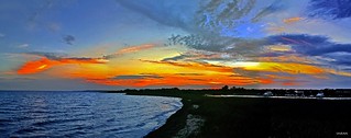 Delicious Dusk Spans Stunning Sky At Long Island Home Beach & Marina - IMRAN™