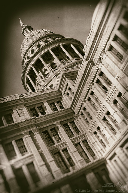 TX Capitol Dome - Sepia