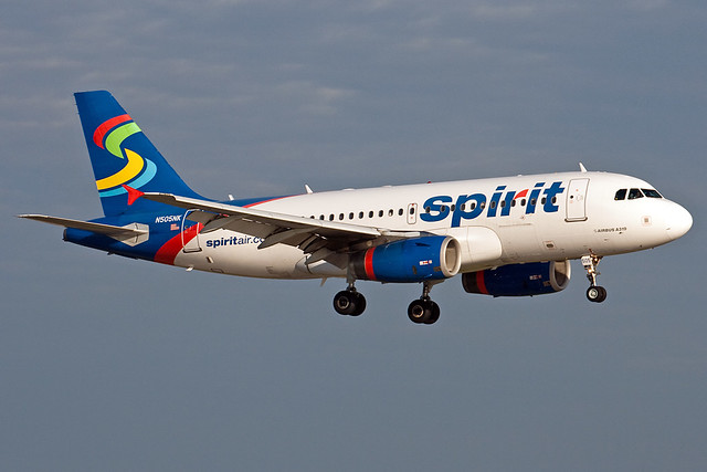 N505NK Spirit Airlines A319