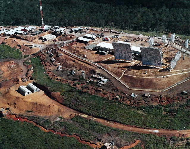 DALAT 1967 - Aerial view of the IWCS Site #23 on Pr'Line Mountain operated by the 1st Sig Bde