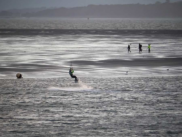 Hayling Island Kite Surfer
