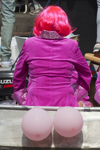 Pink Bottom at the Amsterdam Gay Pride Canal Parade 2015