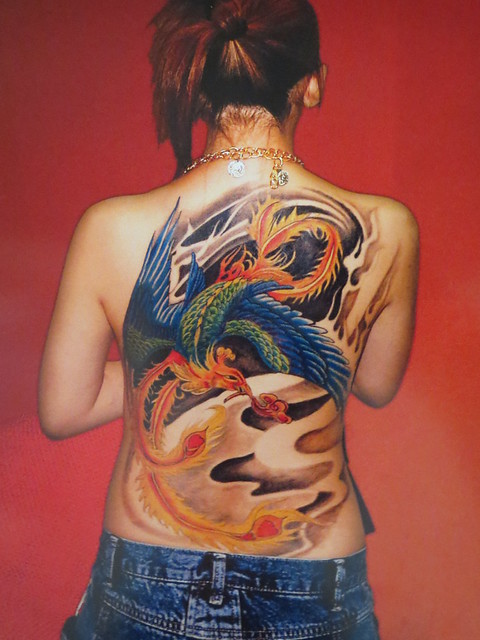 Phoenix Tattoo on Woman