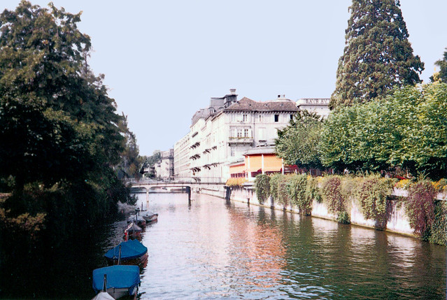 Canal Near Baur au Lac Hotel