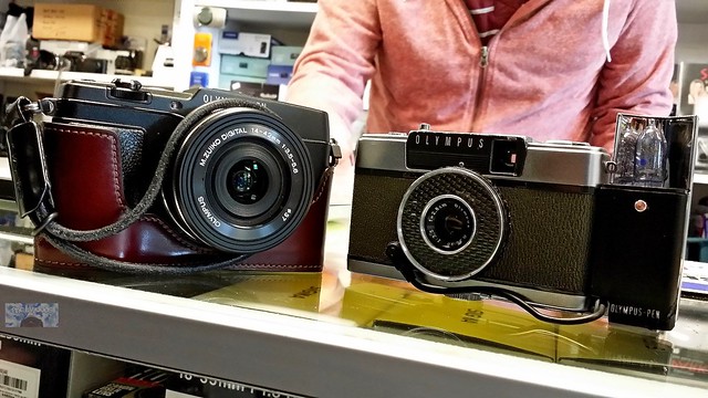 Old and New Olympus PEN