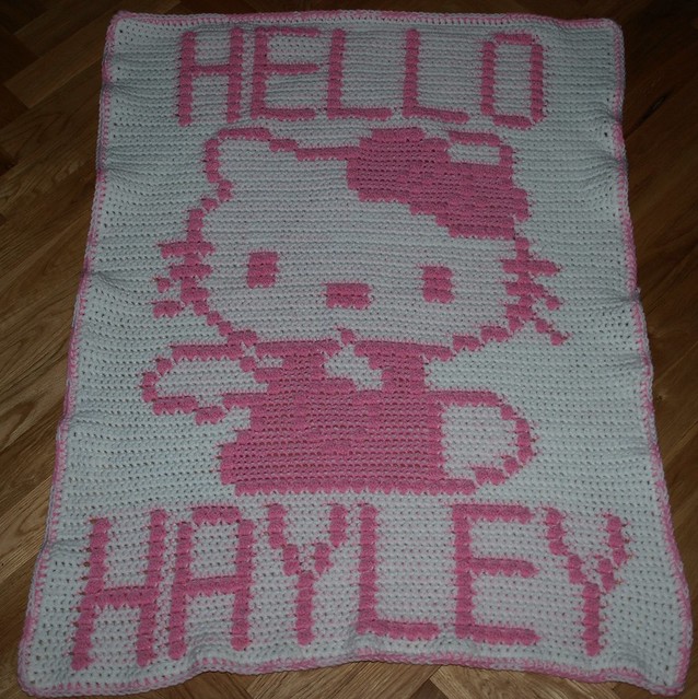 Hello Kitty afghan  for Hayley
