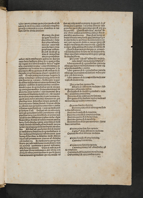 Title incipit of Avicenna: Canon medicinae. Lib. I-V. [Latin]