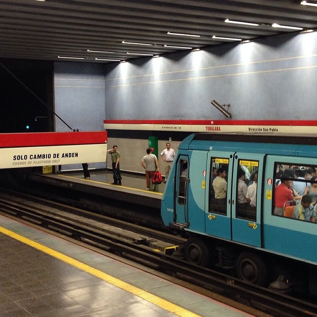Metro Tobalaba #metrodesantiago #Santiago #Chile #subway #… | Flickr