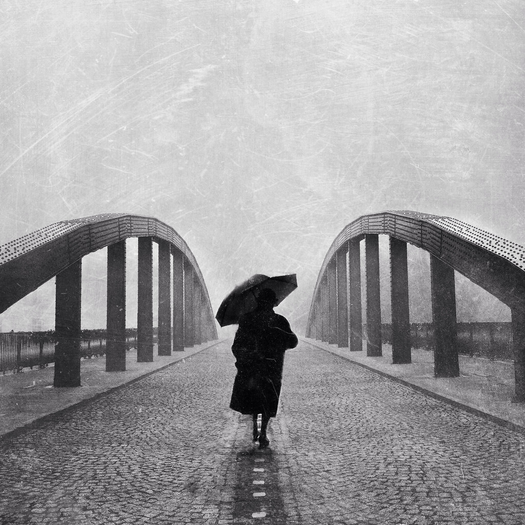 I always like walking in the rain, so no one can see me crying.