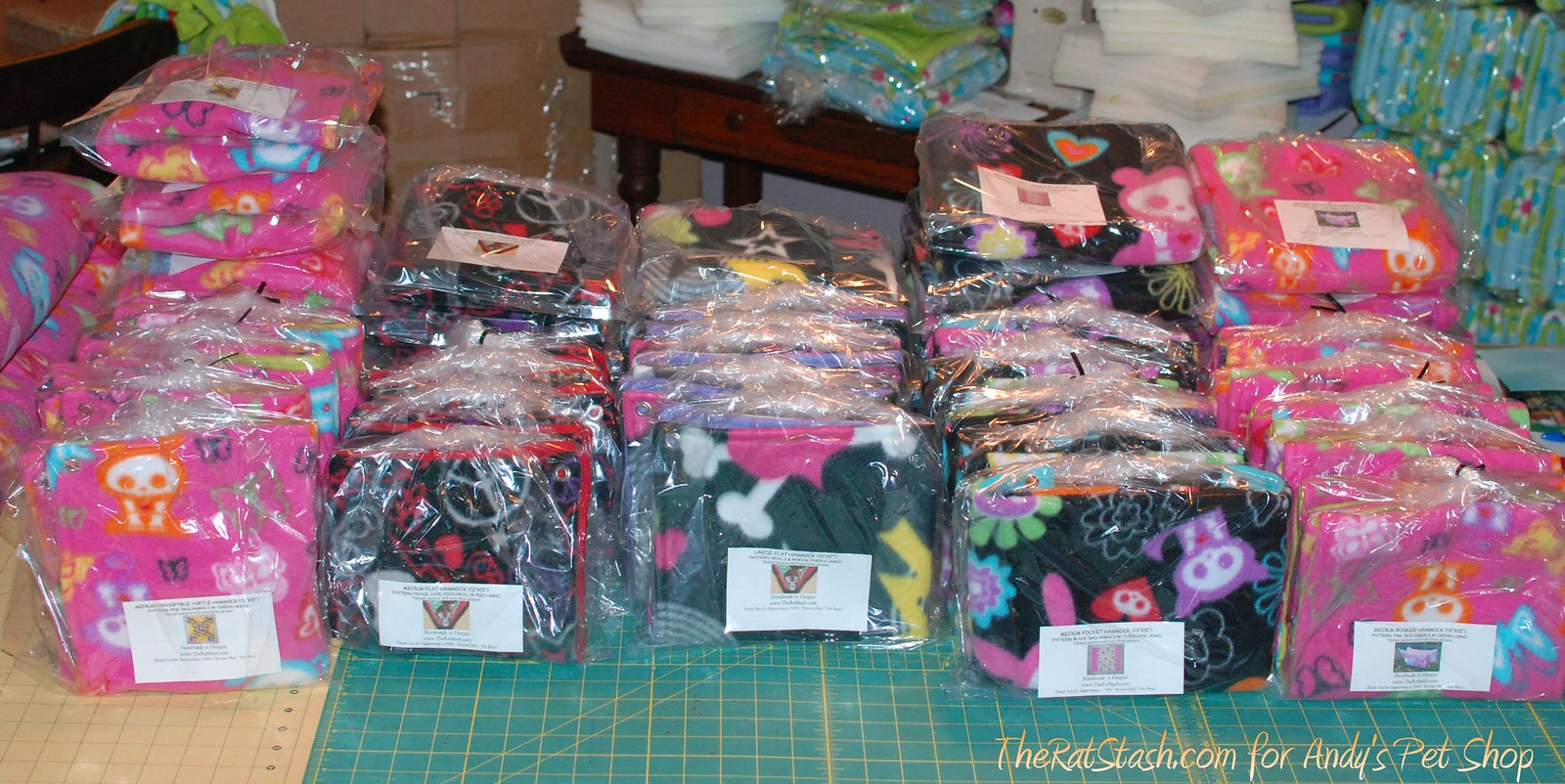 My first wholesale order for Andy's Pet Shop. Heading to my hometown of San Jose, CA, of all places.