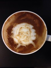 Today's latte, Cookie Clicker Grandma.