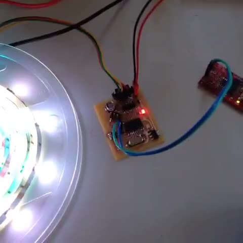 LED crossfade from 1-sided driver board
