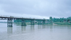 Đông Hà Bridge - Đò Điếu River, Quảng Trị 1967. Photo by Therese Cline