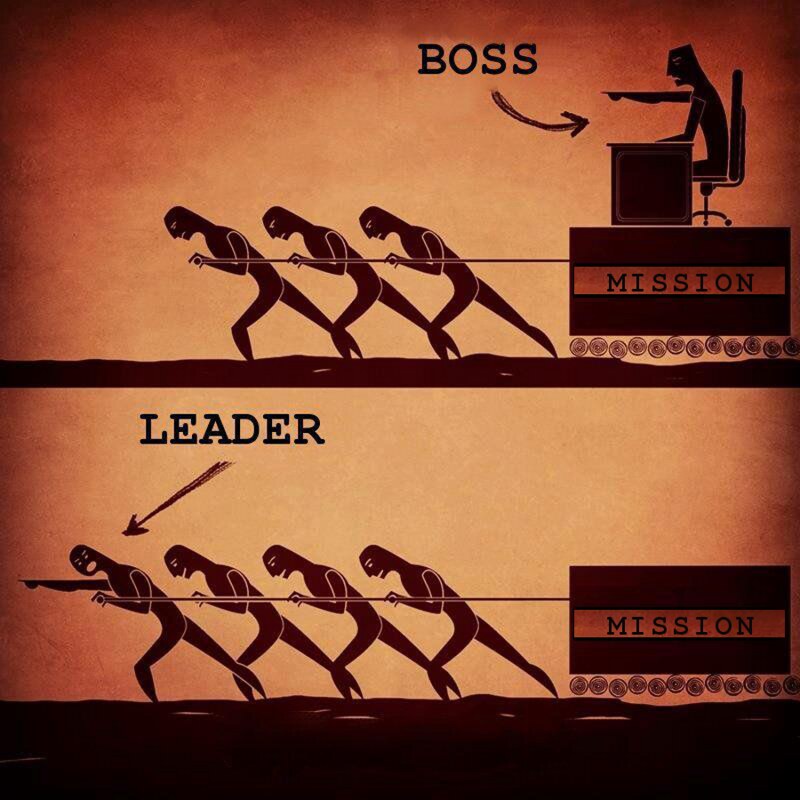 boss vs leader | John Lester | Flickr