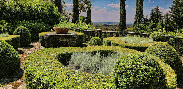 The Heart Garden - Villa La Barone - Panzano in Chianti