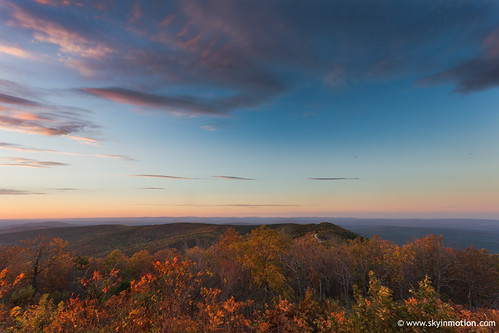 2013-11-01_5345 by brettjrob, Colorful fall foliage combines with just the right amount of clouds to provide an awesome sunset alo