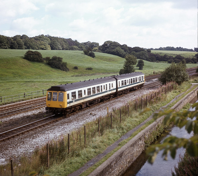 Class 108 DMU @ Lostock Junction, near Bolton, July 1979 [slide 7902]