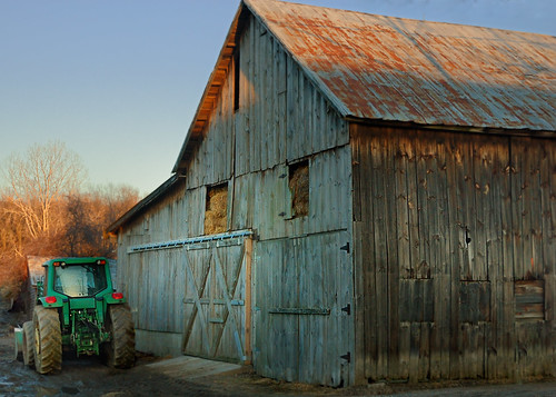 sunset tractor barn