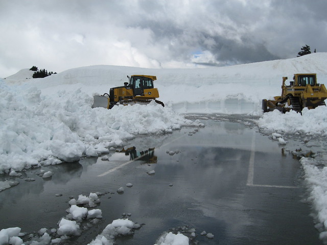 June 26: Clearing the upper parking lot