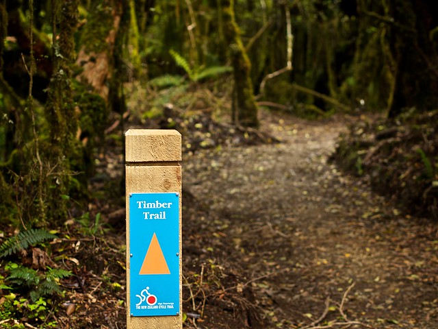 Timber Trail sign