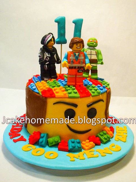 The Lego movie birthday cake