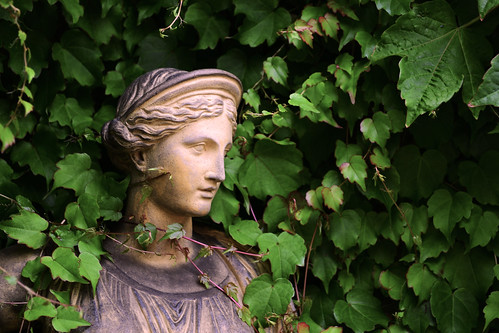 CloakOfNature | a statue covered in creeping leaves | Matthew Deamer ...