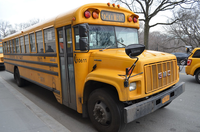 New York : les bus scolaires