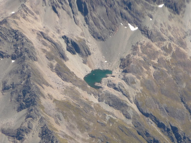 Closeup of tarn, Angelus Ridge