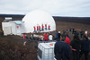 The six crew members of the Hawaii Space Exploration Analog and Simulation mission emerged from the dome where they have been isolated for eight months.